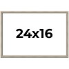 PosterPalooza | Classic Modern Silver Picture Frame - UV Acrylic, Backing Board, Hanging Hardware Included - 2 of 4