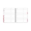 Essential Collection Ruled Monthly Planner, Pink Daisy Artwork, 8.88 x 7.13, Black/Pink Cover, 14-Month: Dec 2025 to Jan 2027 - 4 of 4