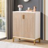 UbMelt 31.49 Inch Shoe Cabinet,Modern 5-Tier Shoe Storage Cabinet with 2 Doors,Freestanding 20 Pairs Entryway Shoe Racks Organizer for Entryway - 2 of 4