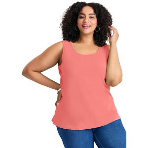 Avenue Women's Plus Size Basic Layering Tank - 1 of 4