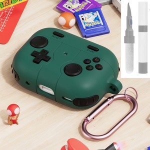 HTUTWOO Airpods Pro 3rd Soft Silicone Protective Case Game Player Design  with Keychain for Kid Men and Women - 1 of 4