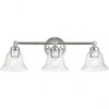 Livex Lighting Moreland 3 - Light Vanity in  Polished Chrome - 3 of 4