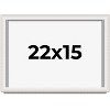 PosterPalooza | Shadow Box 1.5" Depth Silver Picture Frame - UV Acrylic, Backing Board, Hanging Hardware - 2 of 4