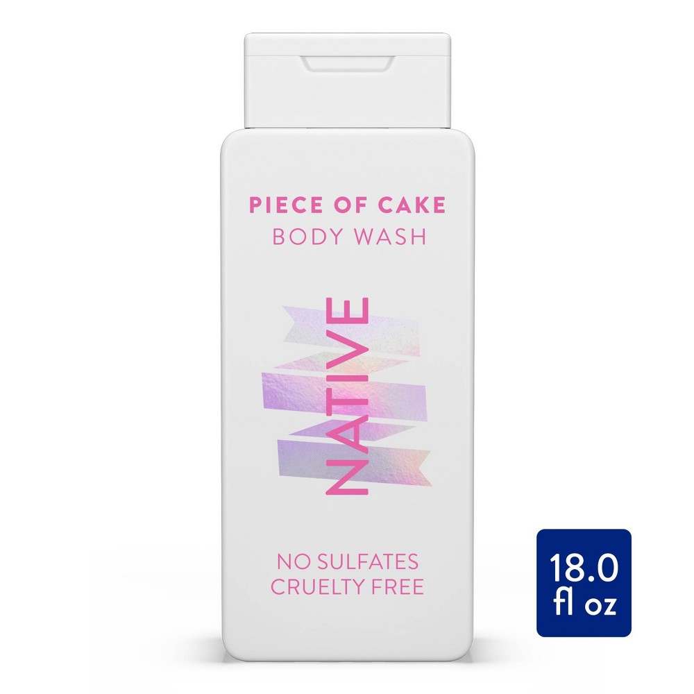 Photos - Shower Gel Native Body Wash - Limited Edition - Vanilla Piece of Cake - 18 fl oz 