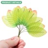Unique Bargains Artificial Silk Wire Single Flower Leaves for DIY - 2 of 4