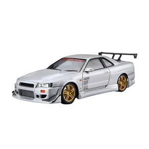 Aoshima: Nissan (2002) C-West BNR34 Skyline GT-R 1/24 Scale Model Kit #50 - 1 of 4