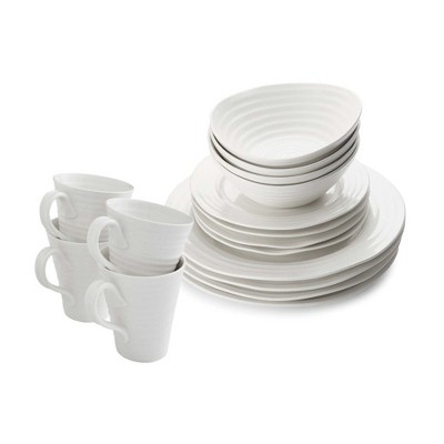 Portmeirion Sophie Conran White 16-Piece Dinner Set
