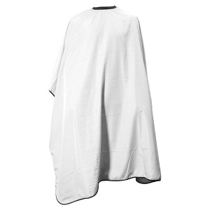 Unique Bargains Professional Solid Color Hair Cut Barber Cape White 1 Pc - 1 of 4