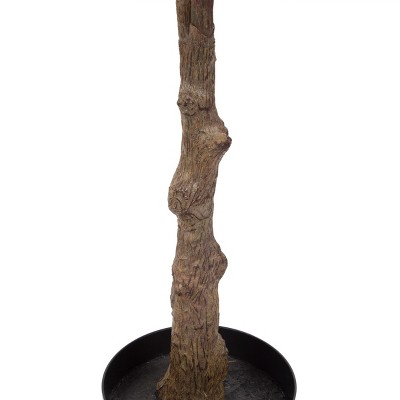 Lush Green 54" Faux Rubber Floor Plant in Durable Pot