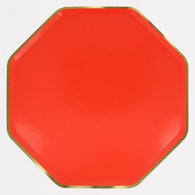 Meri Meri Berry Red Dinner Plates (Pack of 8)