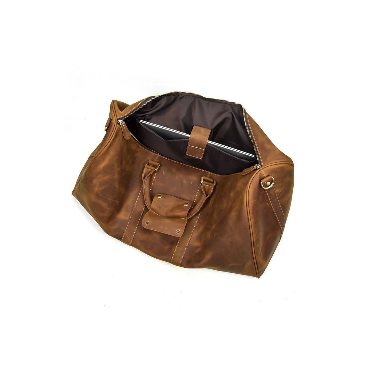 The Bjarke Weekender | Handcrafted Leather Duffle Bag - thumbnail 5