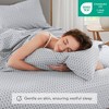 510 Design Twin XL Cotton 144 Thread Count Printed Cotton Sheets Diamond Gray - 3 of 4