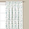 Saturday Knight Ltd Gentle Wind Collection High Quality Leaf Pattern Window Panel With 3" Rod Pocket - Jade - 2 of 3