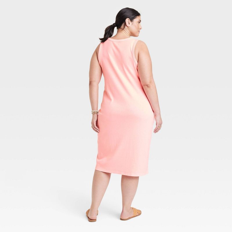 Women's Ribbed Midi T-Shirt Dress - Universal Thread™, 3 of 11