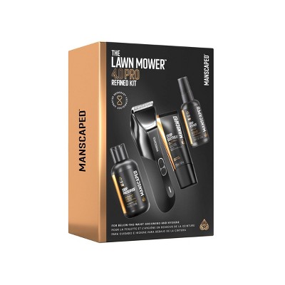 Manscaped Lawn Mower 4.0 Pro Refined Kit: Whole Body, Groin Area, Grooming Set, Includes Adapter & Charger