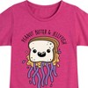 Girls' - Instant Message - Peanut Butter & Jellyfish Fitted Short Sleeve Graphic T-Shirt - 2 of 4