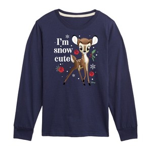 Boys' - Disney - Christmas - I'm Snow Cute Roses Long Sleeve Graphic T-Shirt - 1 of 4