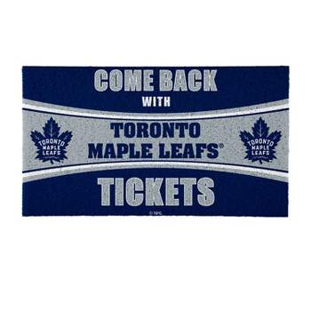 Evergreen Come Back with Tickets Toronto Maple Leafs 28" x 16" Woven PVC Indoor Outdoor Doormat