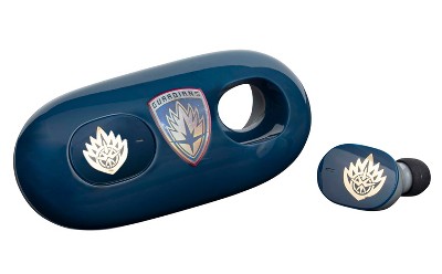 eKids Guardians of the Galaxy Wireless Earbuds, Bluetooth Earbuds with Charging Case – Blue (VI-B16GGv23M)