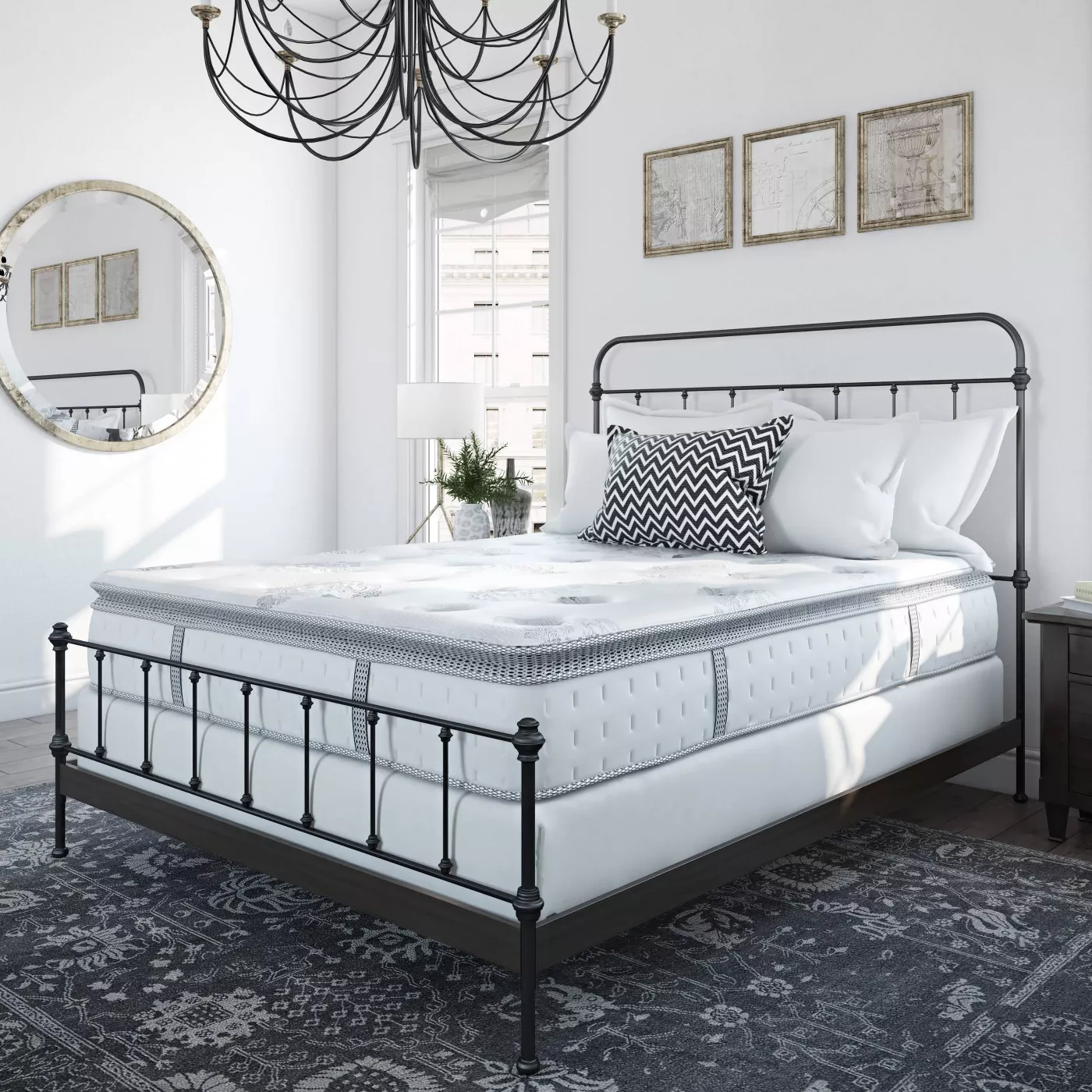 12" Dormington Hybrid Innerspring Mattress - Jubilee Mattress - image 1 of 10