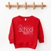 The Juniper Shop SmileyWorld School Handwriting Lines Toddler Sweatshirt - 2 of 4