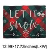 Unique Bargains Christmas Place Mats Linen Red Green 13"x17.7" 2 Pcs - 3 of 4