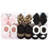 Hudson Baby Infant Girl Headband and Socks Giftset, Leopard, One Size - image 2 of 4