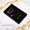 Unique Bargains Velvet Jewelry Tray Empty Stackable Tray Box for Rings Earrings Necklace Bracelet Pendants 1 Pc - 2 of 4