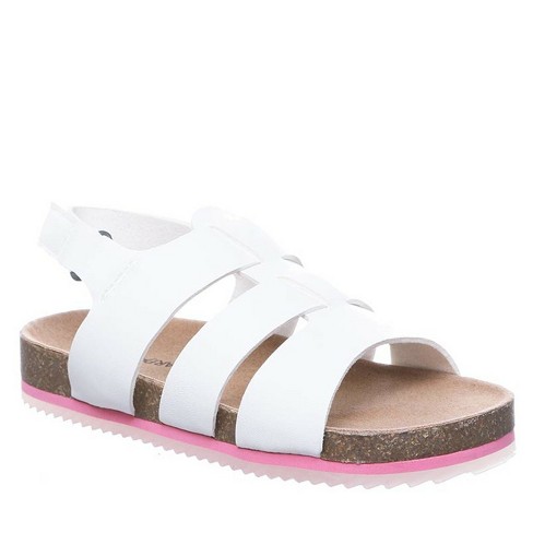 Bearpaw Kids' Zaidee Sandals | White | Size 2 : Target