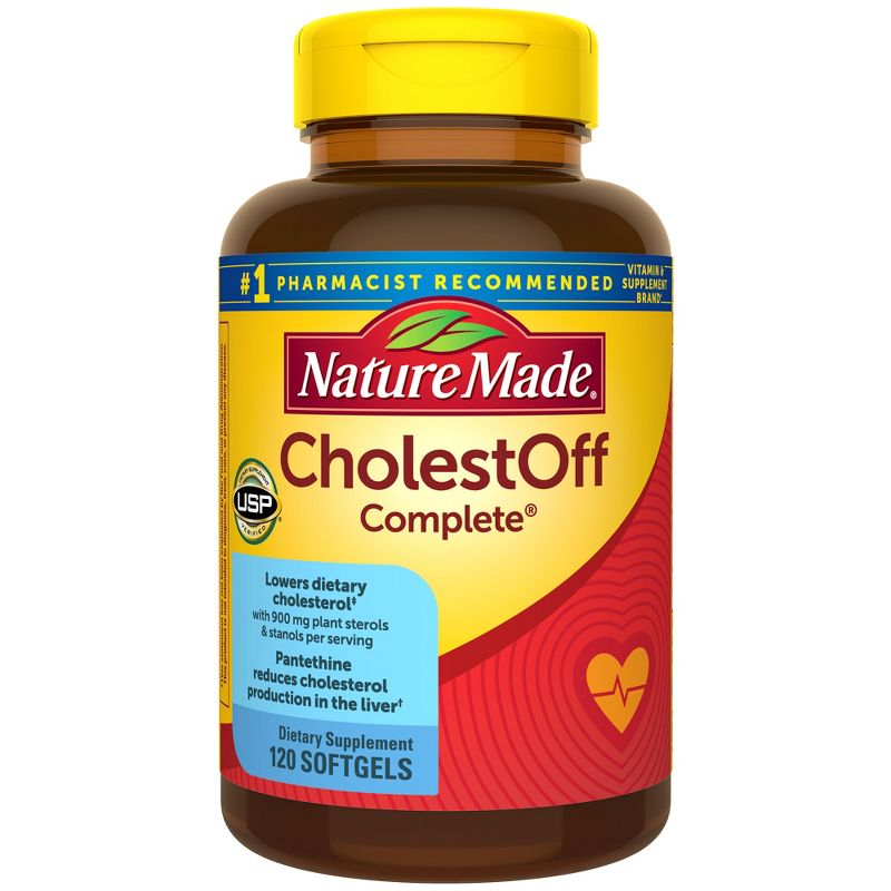 Nature Made&#160;CholestOff&#160;Complete Heart Health Support Softgels - 120ct, 1 of 10