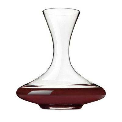 Clear Glass Ellipse Traditional Wine Decanter, 67 oz