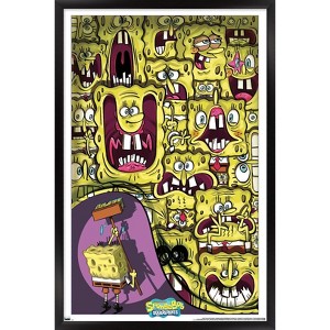 Trends International Nickelodeon Spongebob 25th - Faces Framed Wall Poster Prints - 1 of 4