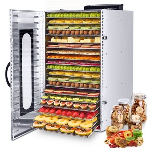 Mojgar Food Dehydrator 20 Stainless Steel Trays, Food Dryer Machine for Fruit, Vegetables and Meat - 20-tray - 1 of 4