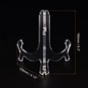 Unique Bargains Folding Display Decorative Picture Frame Acrylic Easel Stand 4 Pcs - 2 of 4