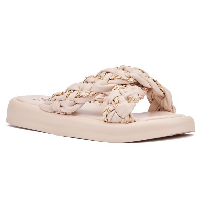 Olivia Miller Girl's Lol Slide Sandal