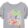 Women's - Marvel - Avengers Easter Stickers Oversized Graphic T-Shirt - 2 of 4