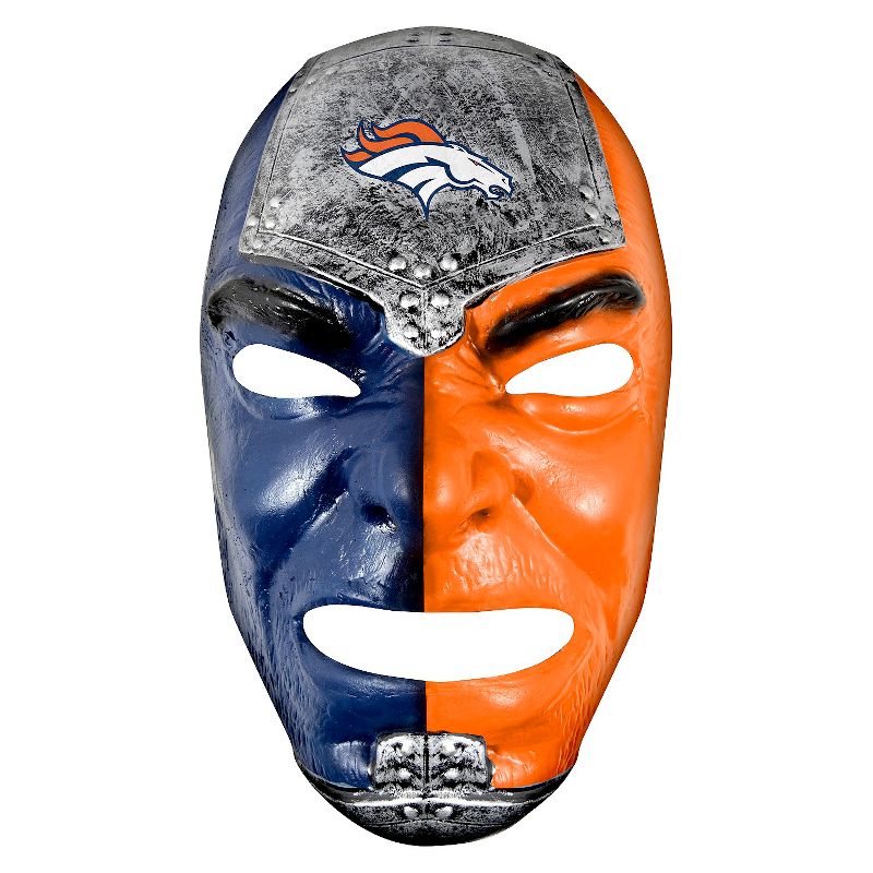NFL Denver Broncos Franklin Sports Fan Face Mask, 1 of 2
