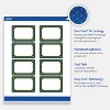 Avery Labels, 2" x 3", Gold-Green Border, Matte, 80ct - 3 of 4