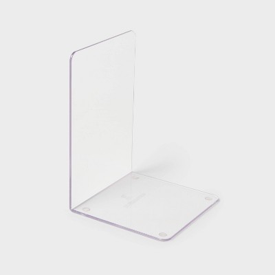 Acrylic Bookend Clear- Brightroom&#8482;