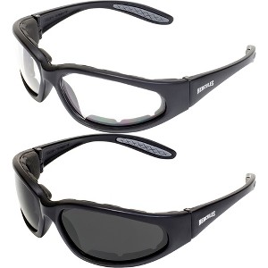 2 Pairs of Global Vision Eyewear Hercules Plus Safety Motorcycle Glasses - 1 of 4