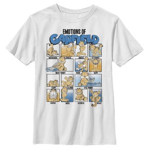 Boy's Garfield Emotions of Garfield T-Shirt - 1 of 4