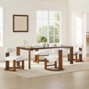 Spruce&Spring Upholstered Boucle Dining Chair with Solid Wood Frame - 2 of 4