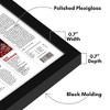 Americanflat 11x22 Newspaper Frame Polished Plexiglass - Display Assorted Media Articles - Thin Border Picture Frame for Wall Display - Black - 3 of 4
