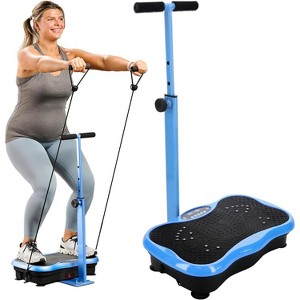 Lifepro TrimLite Vibration Plate Exercise Machine with Handlebars – Full-Body Vibrating Platform for Weight Loss, Lymphatic Drainage & Recovery - 1 of 4