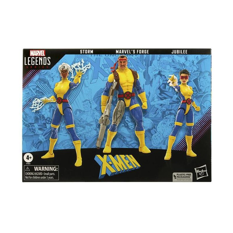 Forge, Storm, and Jubilee 6-inch Scale Three-Pack | The Uncanny X-Men | Marvel Legends 60th Anniversary Action figures, 4 of 7