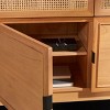 Suri 3 Drawer 3 Door Side Board - MED5004 - Natural - Safavieh - 2 of 4