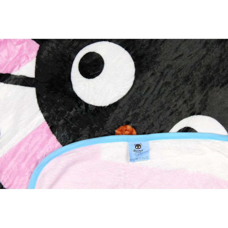 Sanrio Hello Kitty And Friends Chococat Character Soft Fleece Plush Throw Blanket Multicoloured, 4 of 5