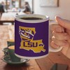 LSU Tiger State Mark Ceramic Coffee Mug Novelty Gift Mugs for Coffee Tea and Hot Drinks 11oz White - 4 of 4
