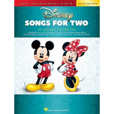 Hal Leonard Disney Songs for Two Alto Saxes - Easy Instrumental Duets Series Songbook