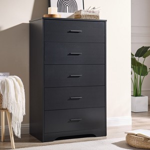 Farmhouse Wood Dresser for Bedroom, Drawers of Dressers - 1 of 4